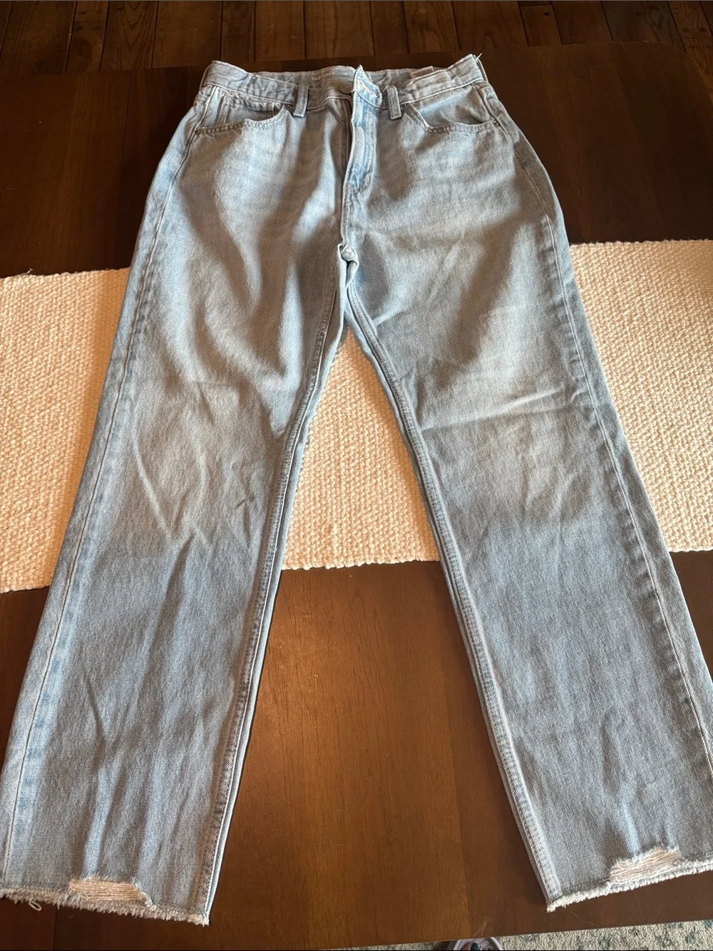 Old Navy Light Blue Straight-Leg Girls Jeans